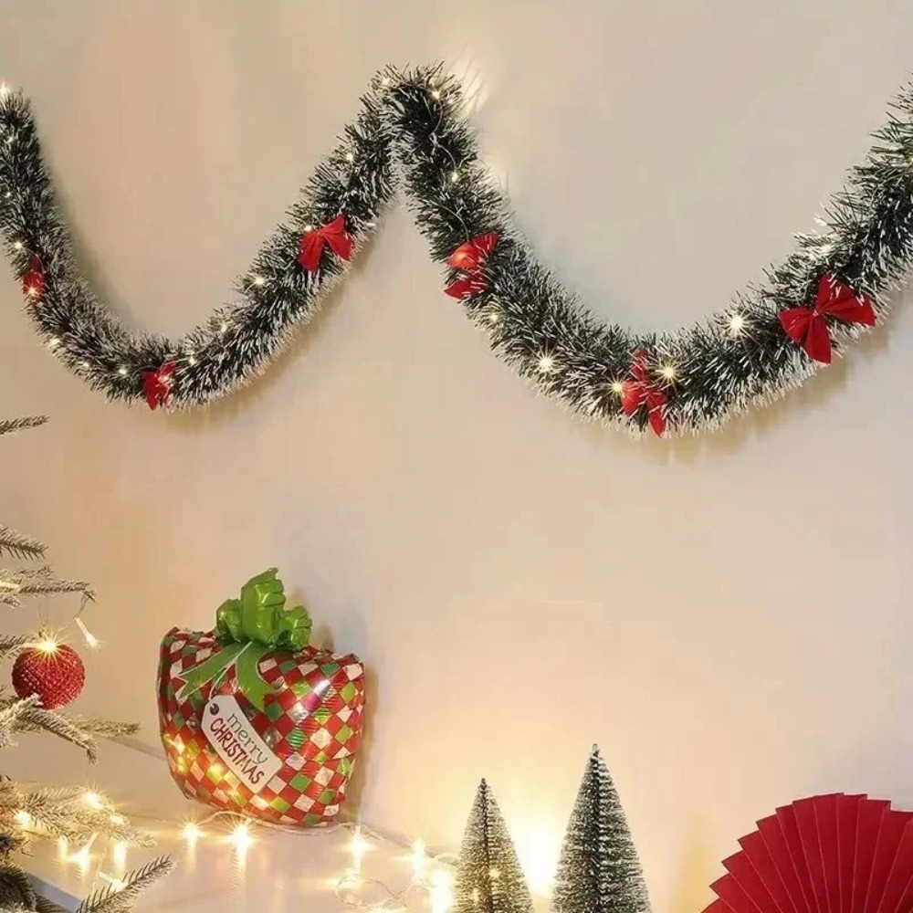Led Fairy String Lights - Girlanda świąteczna z metalicznego sznurka, sztuczna