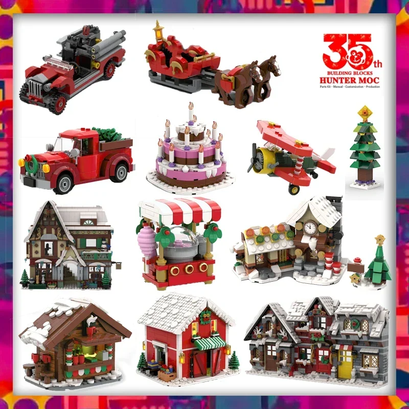 Advent Calendar Gift - Boże Narodzenie 2023 zimowa wioska boże