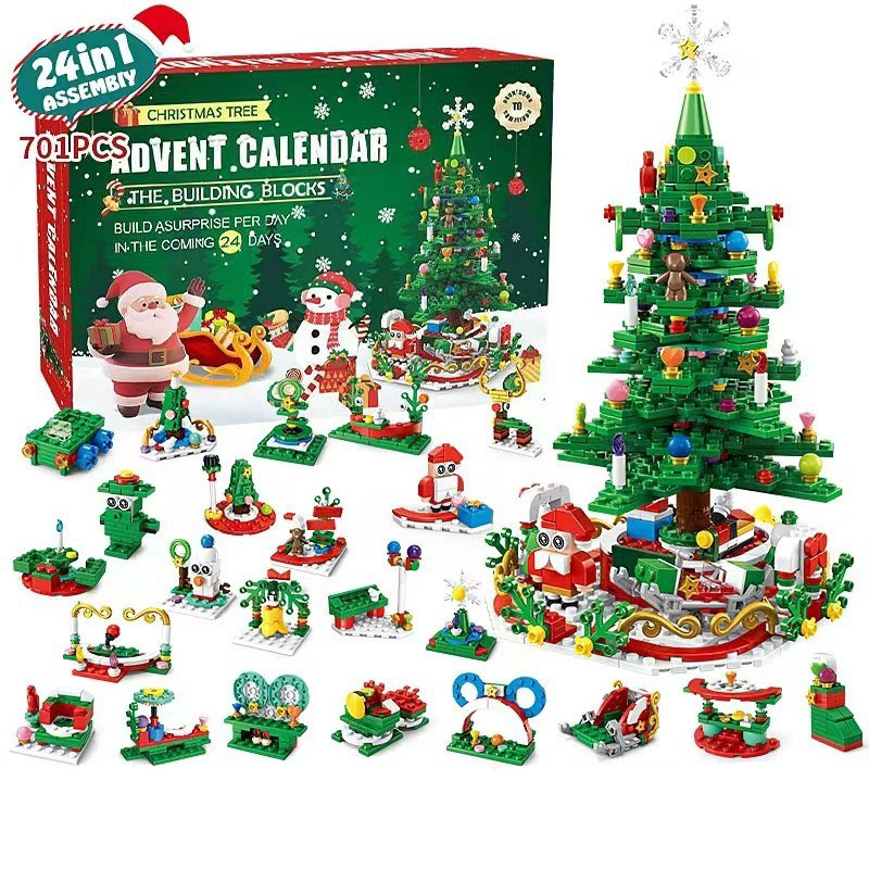 Advent Calendar Gift - Kalendarz Adwentowy z Serii Świątecznej, Pudełko