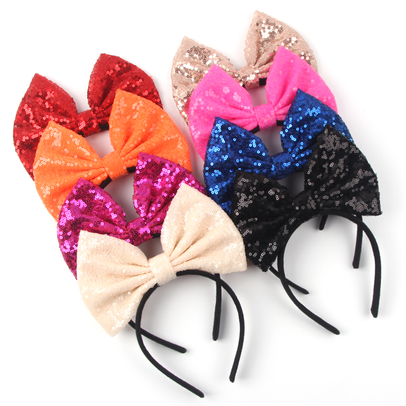 Ribbon Bow Gift - 1 szt. Modna opaska z kokardą,