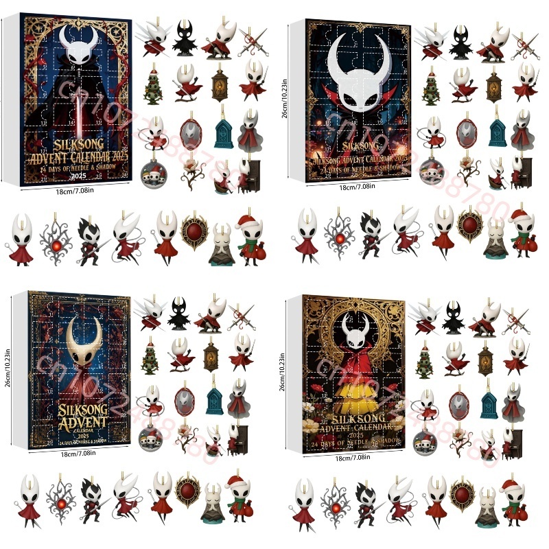 Advent Calendar Gift - Kalendarze Adwentowe SILKSONGs 2026 Breloczki Śliczne