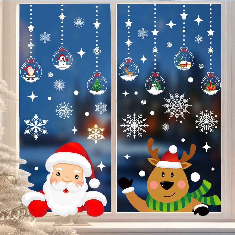 Naklejka na okno Święty Mikoła – Snowflake Window Decal recenzja i cena