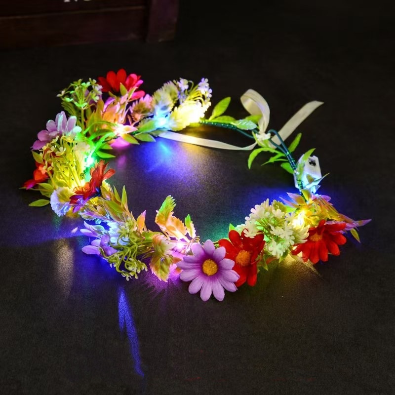 Świecący Kwiatowy Wieniec LED, – Led Fairy String Lights recenzja i cena