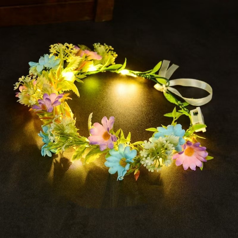 Świecący Kwiatowy Wieniec LED, – Led Fairy String Lights recenzja i cena