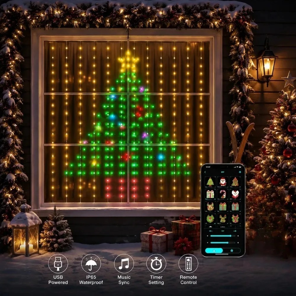 Świetlna Kurtyna LED Pixel z S – Led Fairy String Lights recenzja i cena