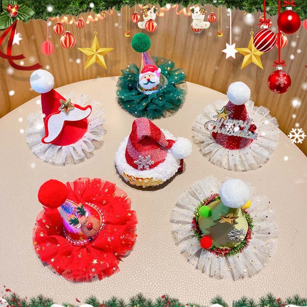 Urocza spinka do włosów z moty – Santa Hat Plush recenzja i cena