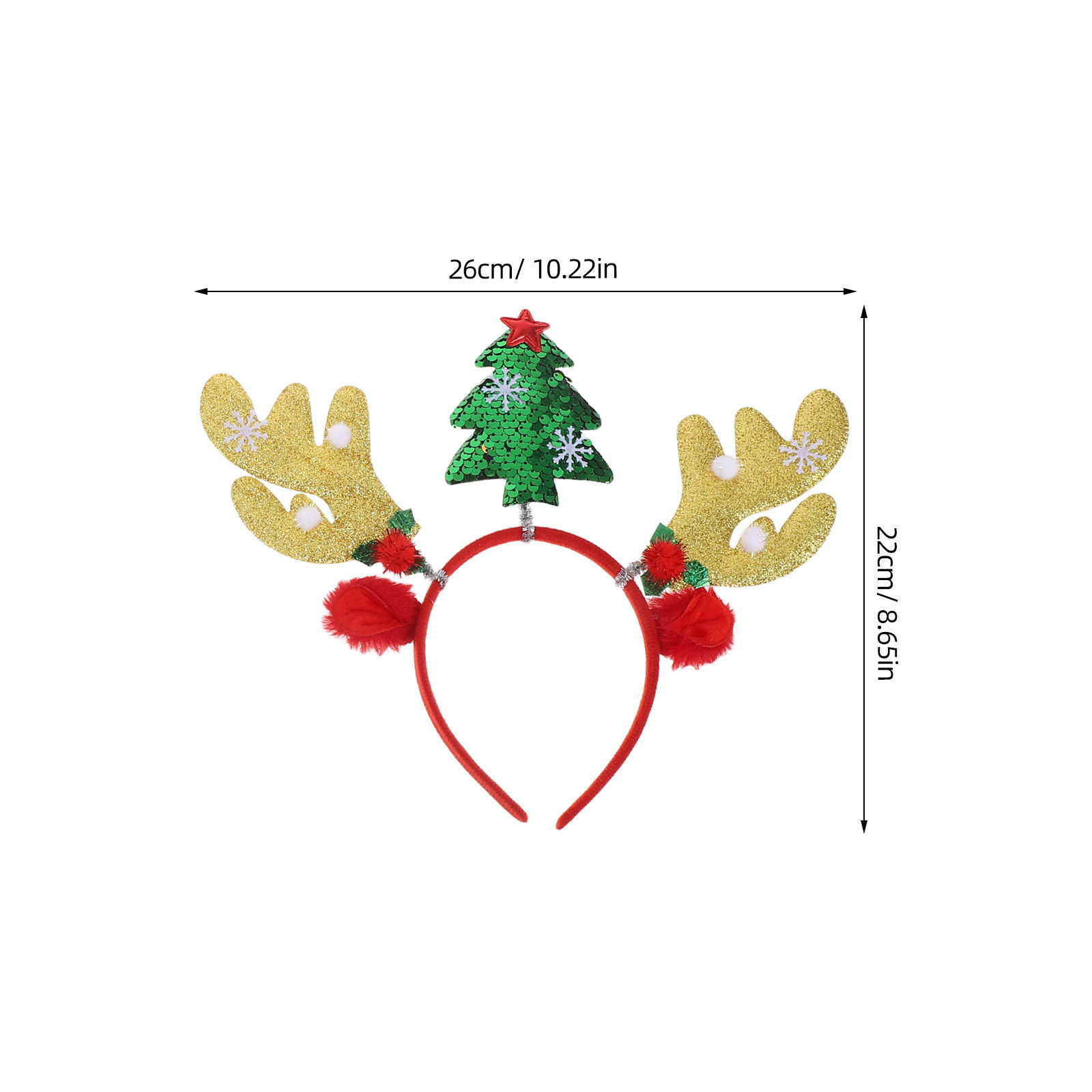 2 szt. Urocza opaska na głowę  – Reindeer Antlers Headband recenzja i cena