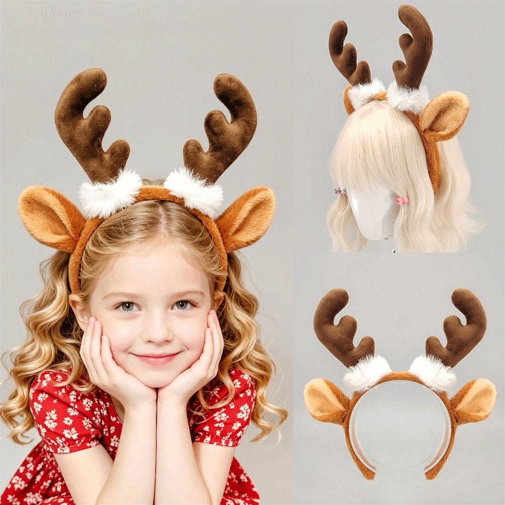 Realistyczna pluszowa opaska z – Reindeer Antlers Headband recenzja i cena
