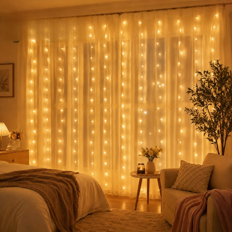 Światełka LED na zasłonę 3/4/6 – Led Fairy String Lights recenzja i cena