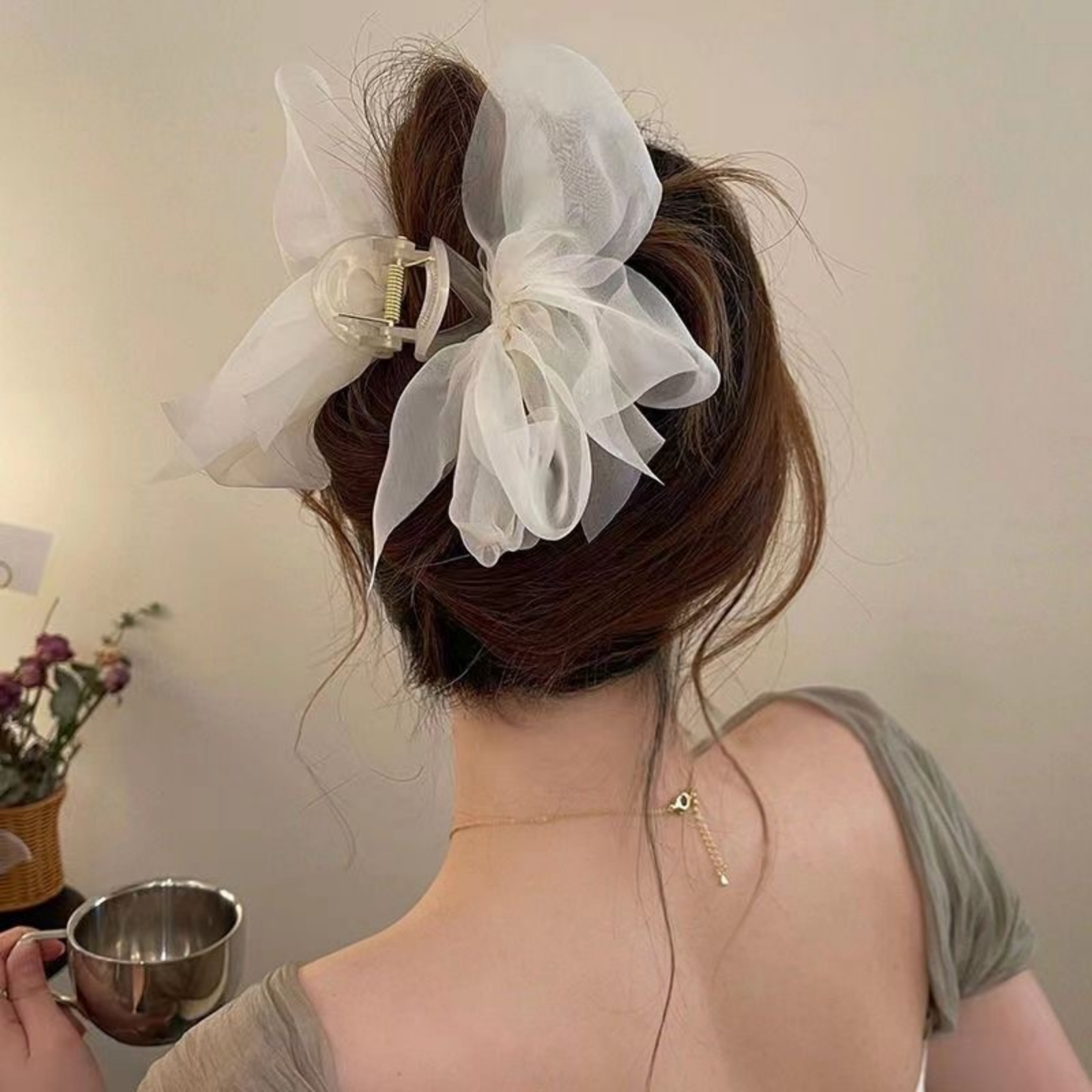 1 szt. Modna siateczkowa spink – Ribbon Bow Gift recenzja i cena