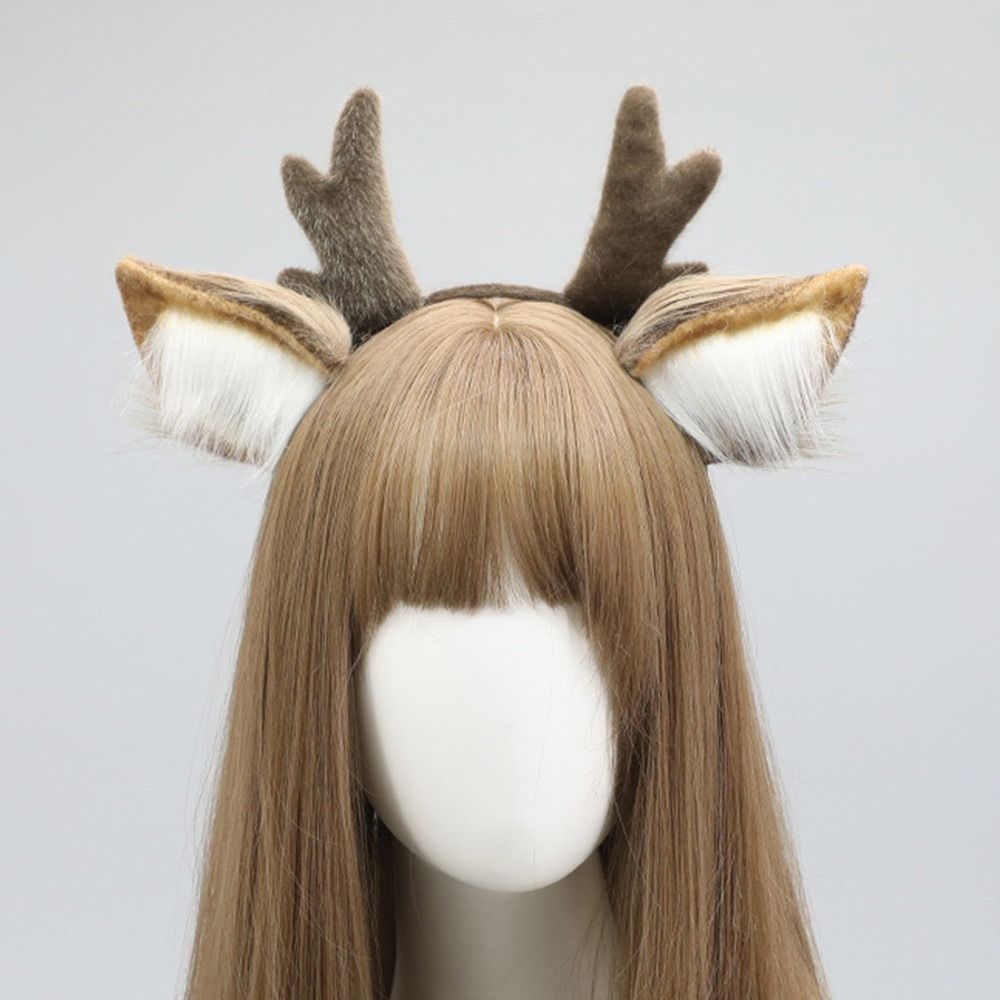 Opaska na głowę z rogami renif – Reindeer Antlers Headband recenzja i cena