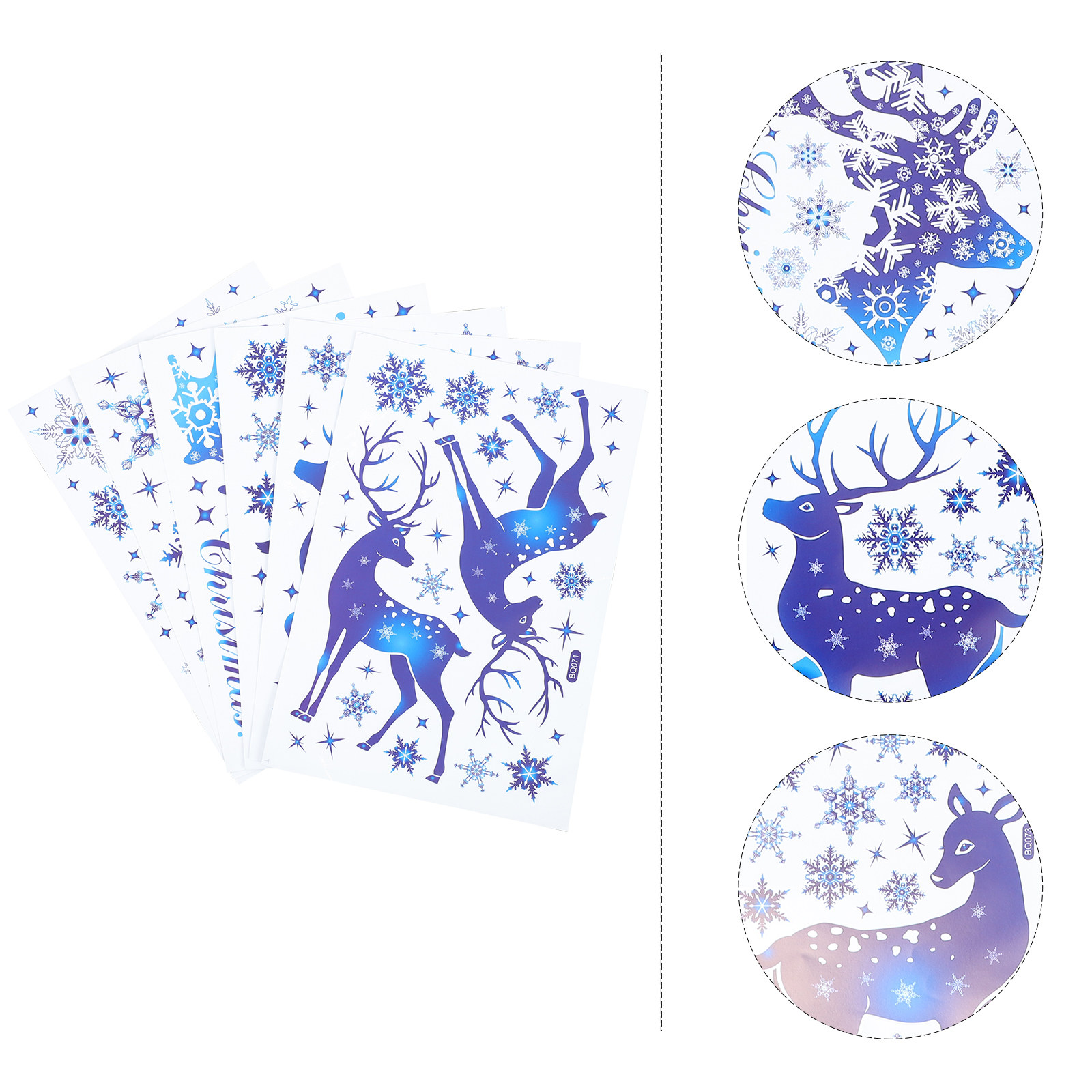 6 Arkuszy Naklejek na Okno z P – Snowflake Window Decal recenzja i cena
