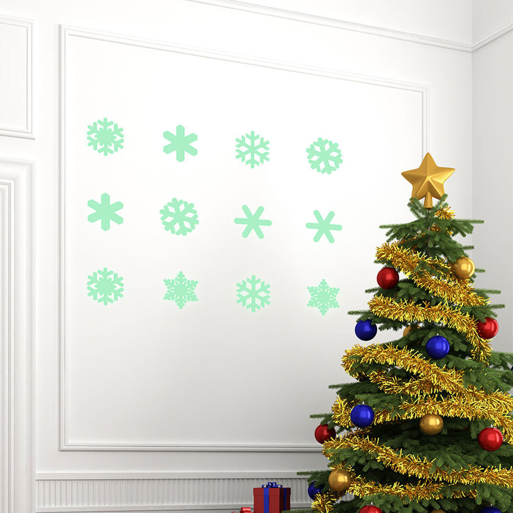 1 zestaw świecących w ciemnośc – Snowflake Window Decal recenzja i cena