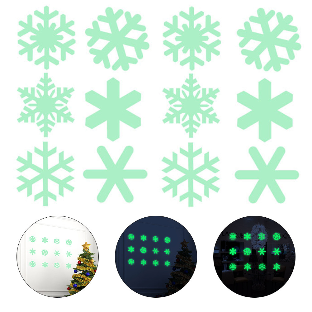 1 zestaw świecących w ciemnośc – Snowflake Window Decal recenzja i cena
