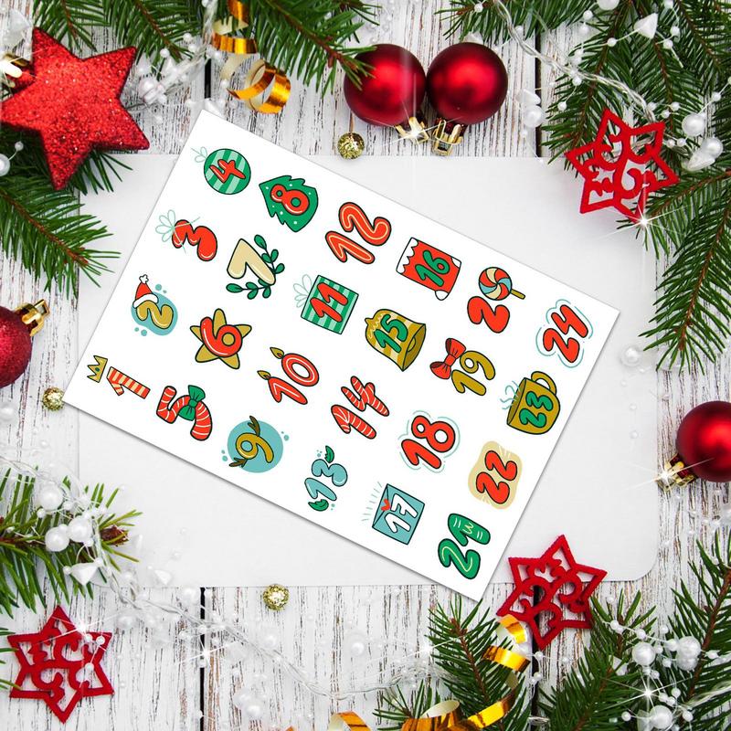 Wesołych Świąt Naklejki Kalend – Advent Calendar Gift recenzja i cena
